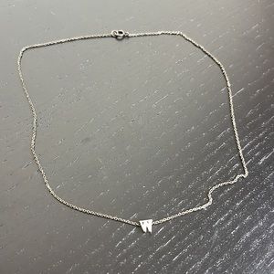 💎3/$30 when bundled - Dainty “W” Initial Necklace